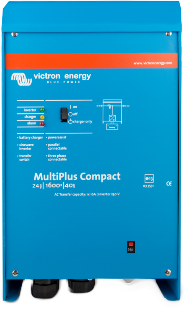 Hybridný menič Victron Energy MultiPlus C 24V/1600VA/40A-16A