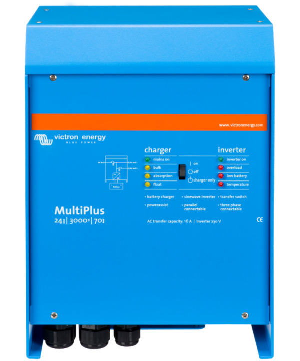 Hybridný menič Victron Energy MultiPlus 24V/3000VA/70A-16A